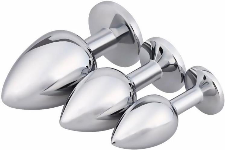 Akstore 3 piezas de tapones anales