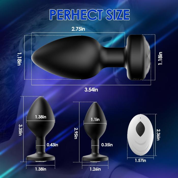 Tapón anal vibrador