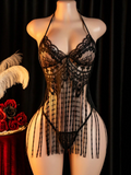conjunto de 2 piezas: vestido + tanga, conjunto de vestido y lencería